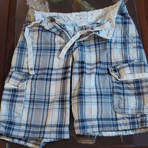 Mens Aeropostle plaid Cargo shorts